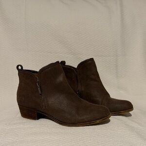 Lucky Brand Brown Ankle Boots Women’s Size 12